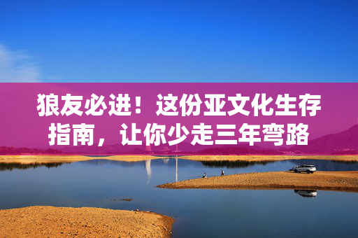 狼友必进!这份亚文化生存指南,让你少走三年弯路 狼友必进!这份亚文化生存指南,让你少走三年弯路