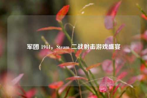 军团 1944，Steam 二战射击游戏盛宴