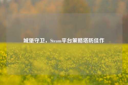 城堡守卫，Steam平台策略塔防佳作