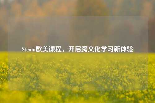 Steam欧美课程,开启跨文化学习新体验