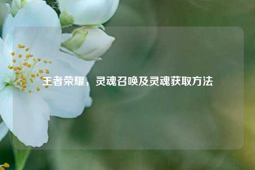 王者荣耀，灵魂召唤及灵魂获取方法