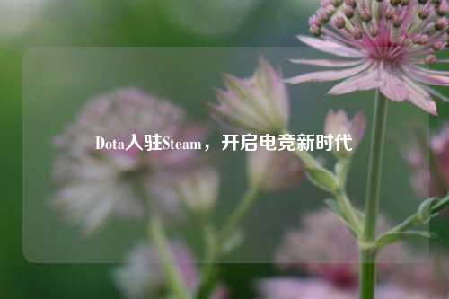 Dota入驻Steam，开启电竞新时代