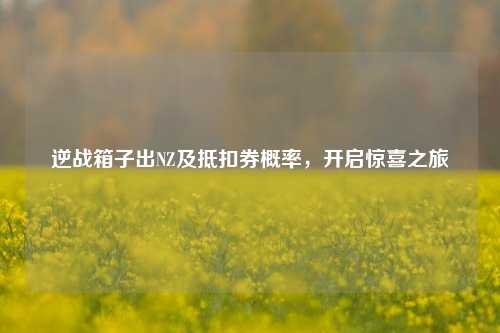 逆战箱子出NZ及抵扣券概率，开启惊喜之旅
