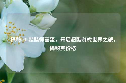 探秘LOL娃娃惊喜蛋,开启超酷游戏世界之旅,揭秘其价格