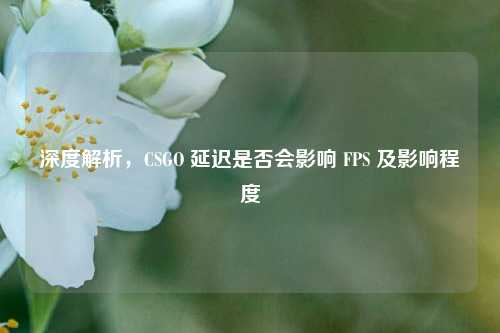 深度解析,CSGO 延迟是否会影响 FPS 及影响程度